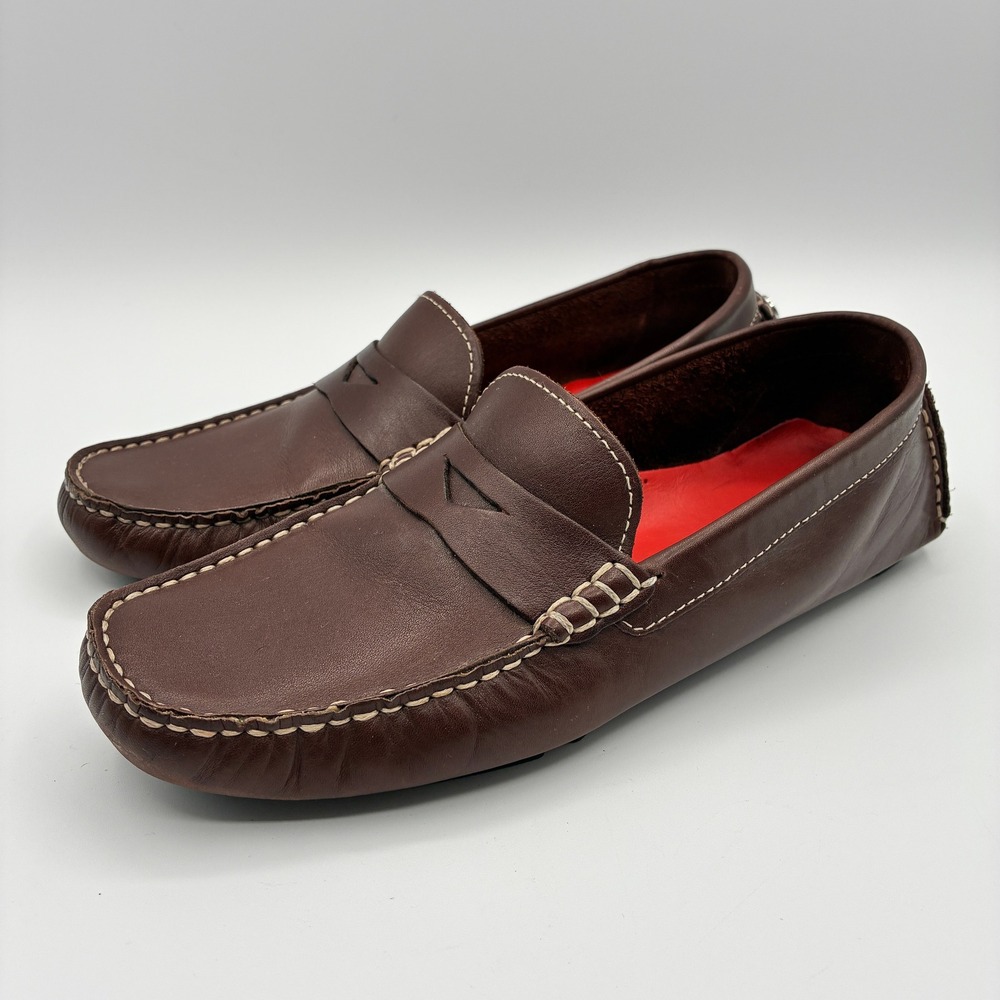 Cole Haan Trillby Driver Loafers Womens 7 Brown Leather Penny Moc Toe Slip On